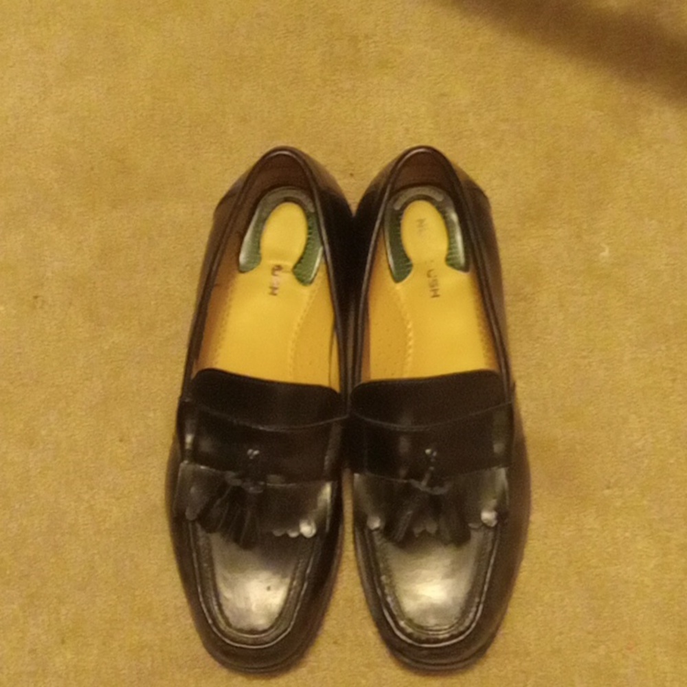Nunn Bush Keaton Moc Toe tassel loafers black 10